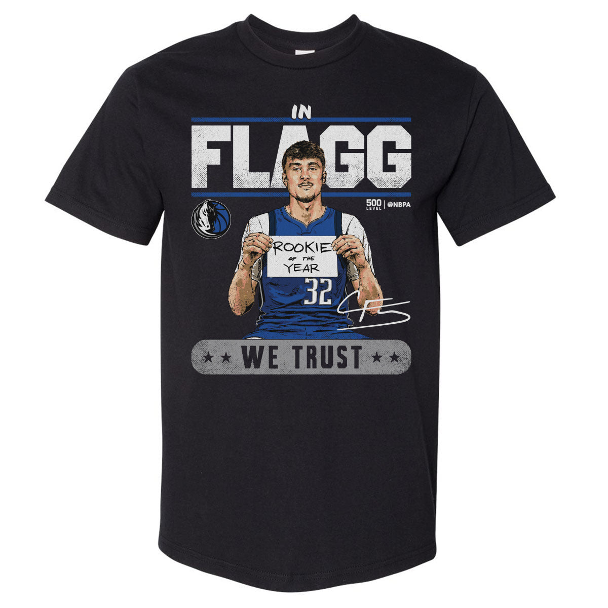 Cooper Flagg Men's Heavyweight T-Shirt | 500 LEVEL