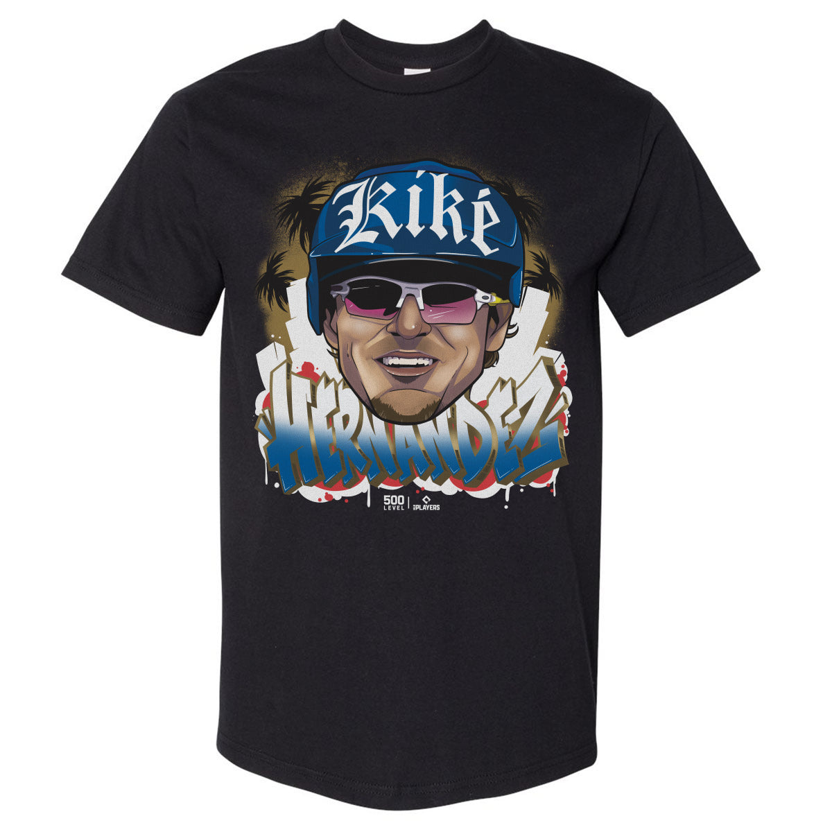 Enrique Hernandez Men's Heavyweight T-Shirt | 500 LEVEL