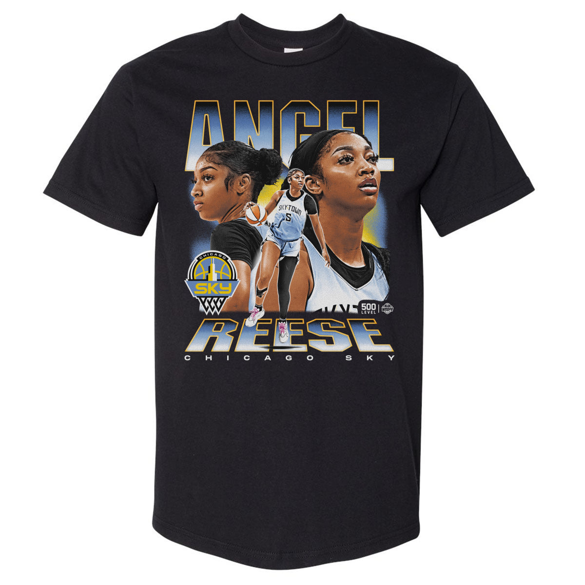 Angel Reese Men's Heavyweight T-Shirt | 500 LEVEL
