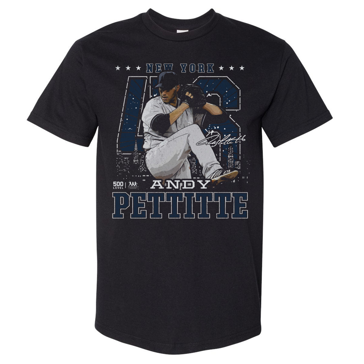 Andy Pettitte Men's Heavyweight T-Shirt | 500 LEVEL