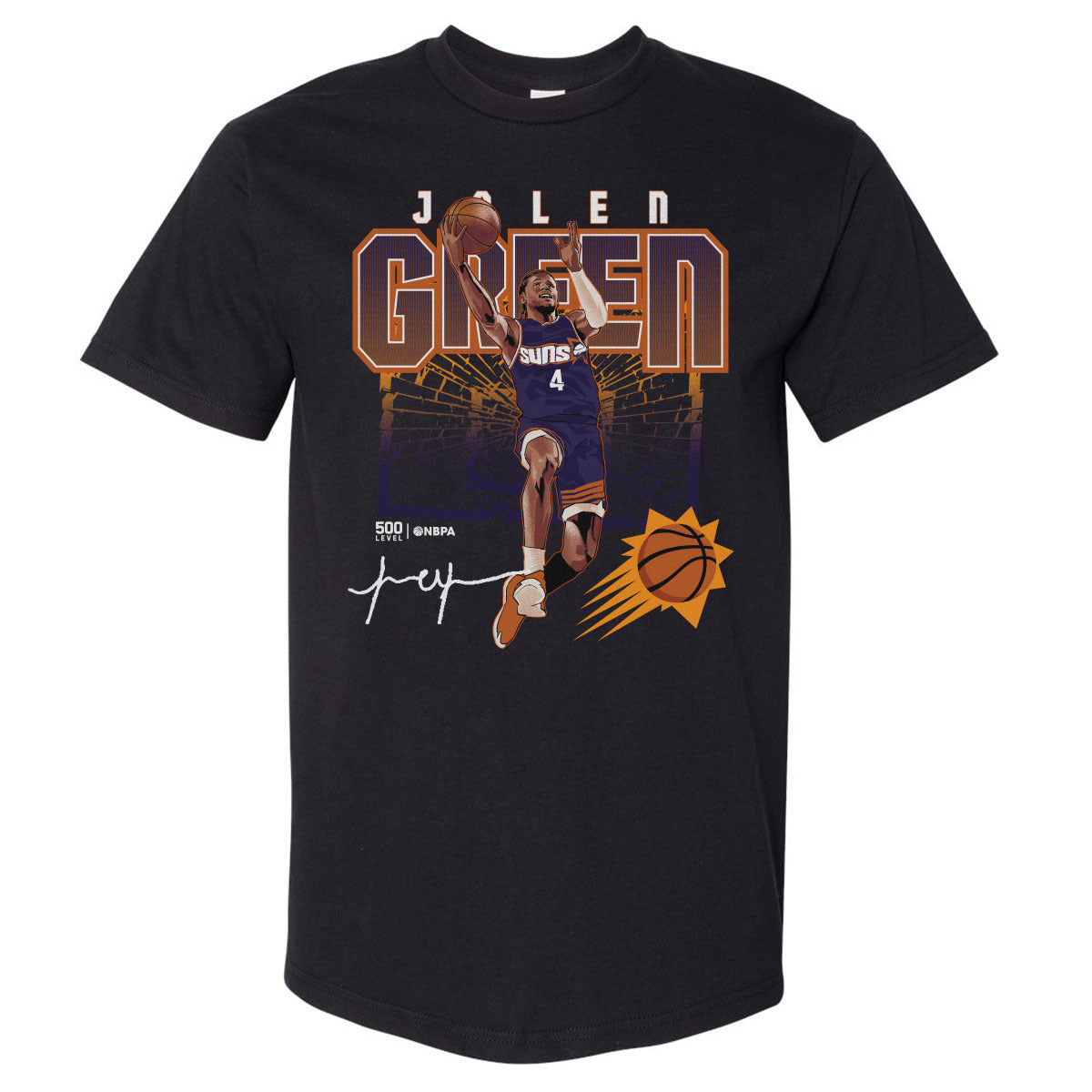 Jalen Green Men's Heavyweight T-Shirt | 500 LEVEL