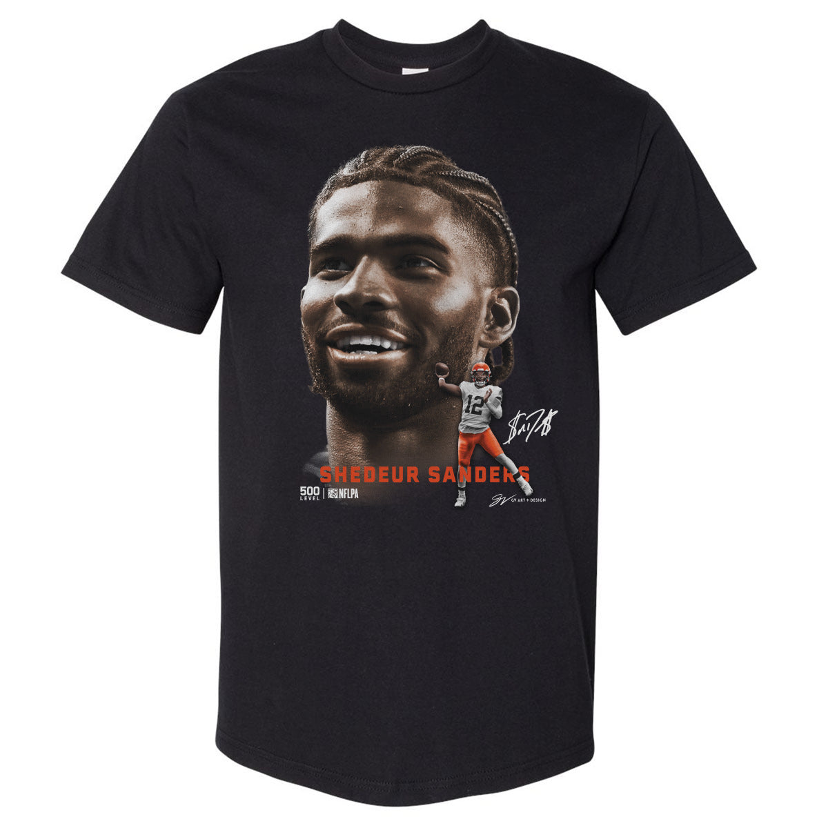 Shedeur Sanders Men's Heavyweight T-Shirt | 500 LEVEL