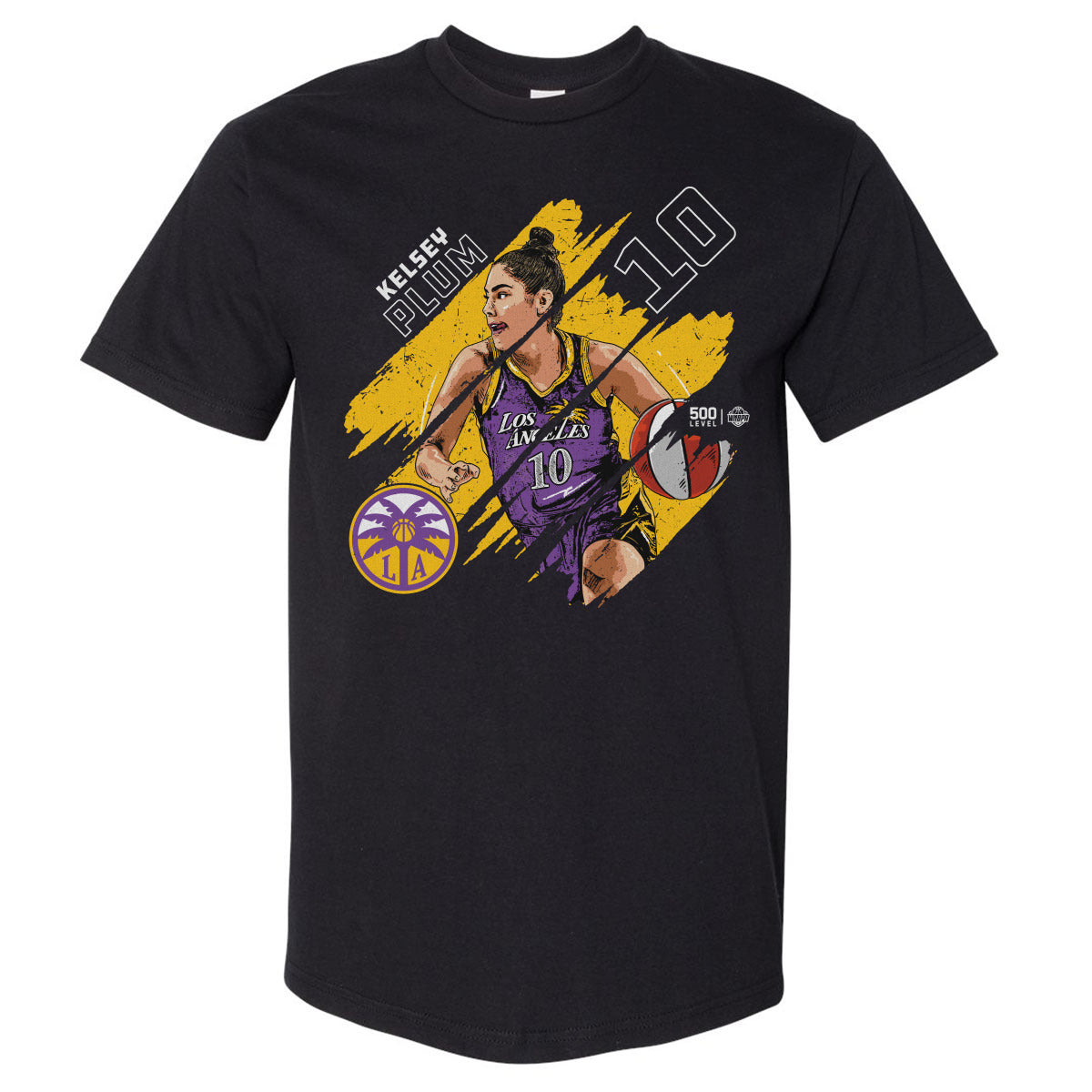 Kelsey Plum Men's Heavyweight T-Shirt | 500 LEVEL