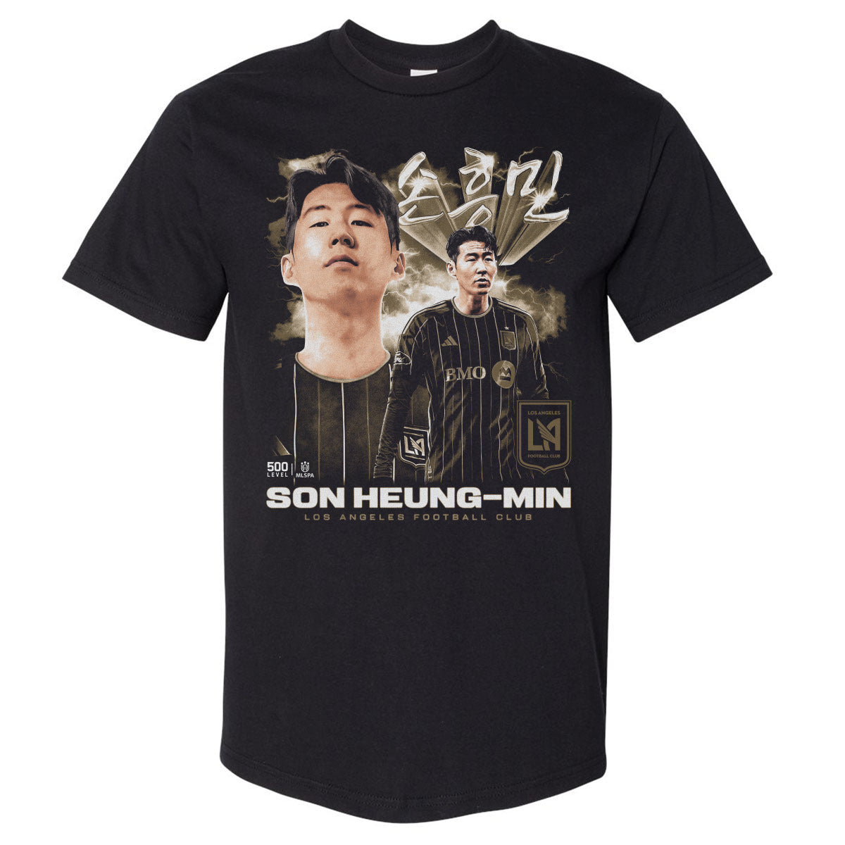 Son Heung-Min Men's Heavyweight T-Shirt | 500 LEVEL