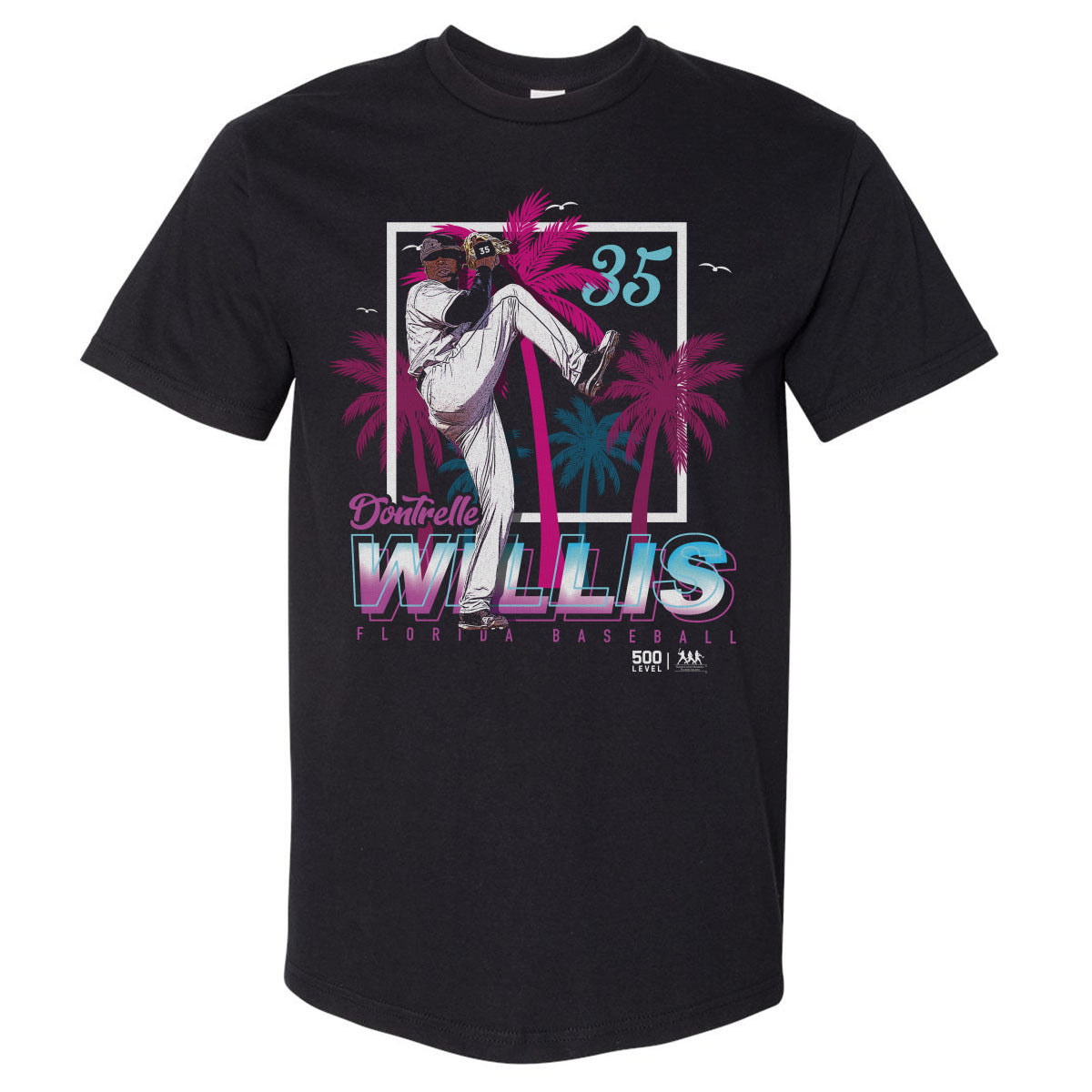 Dontrelle Willis Men's Heavyweight T-Shirt | 500 LEVEL
