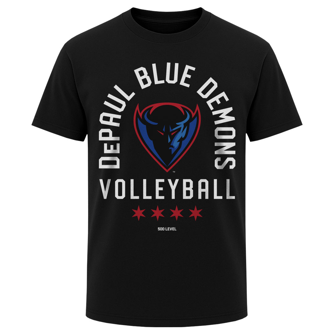 DePaul Blue Demons Men's Heavyweight T-Shirt | 500 LEVEL
