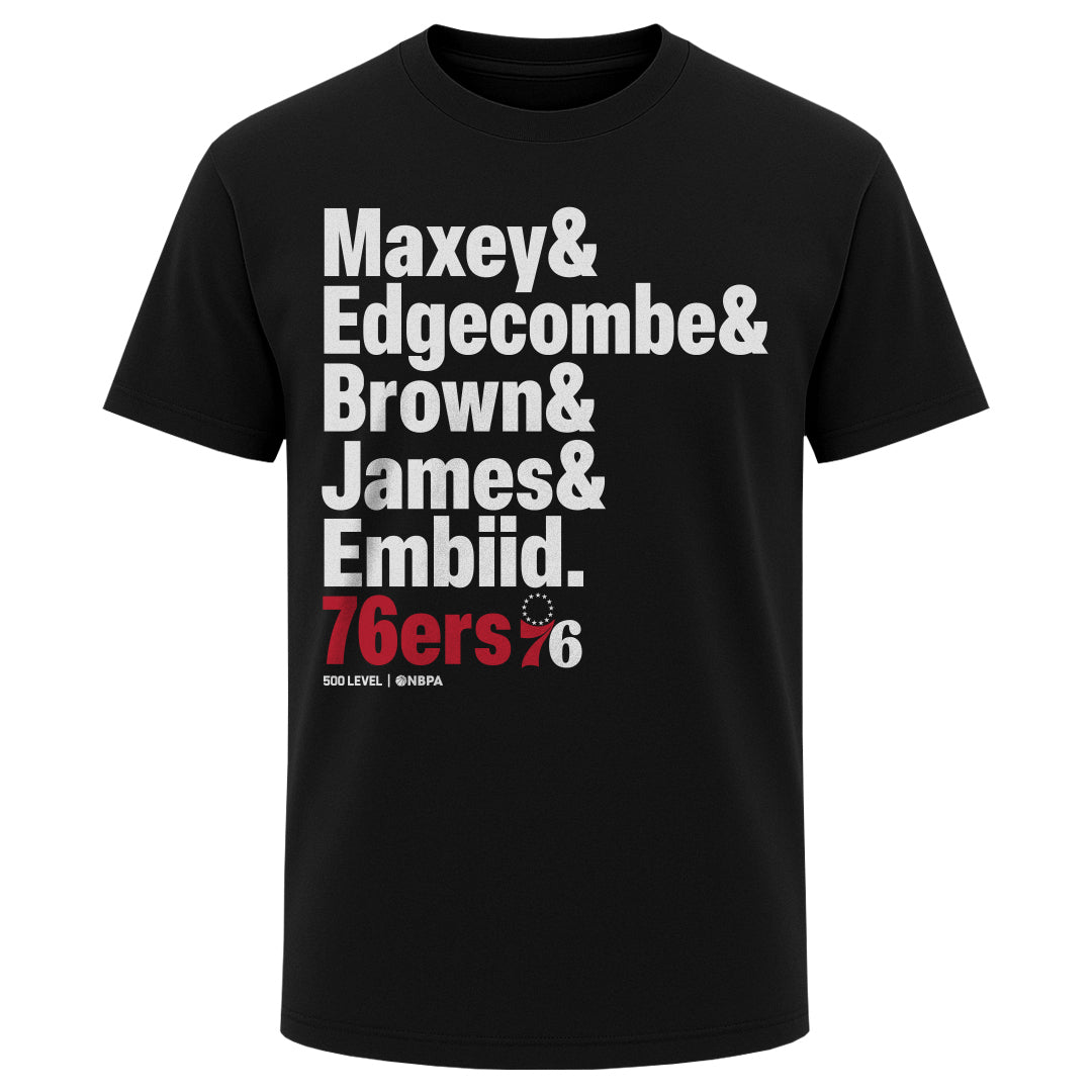 Philadelphia 76ers Men's Heavyweight T-Shirt | 500 LEVEL