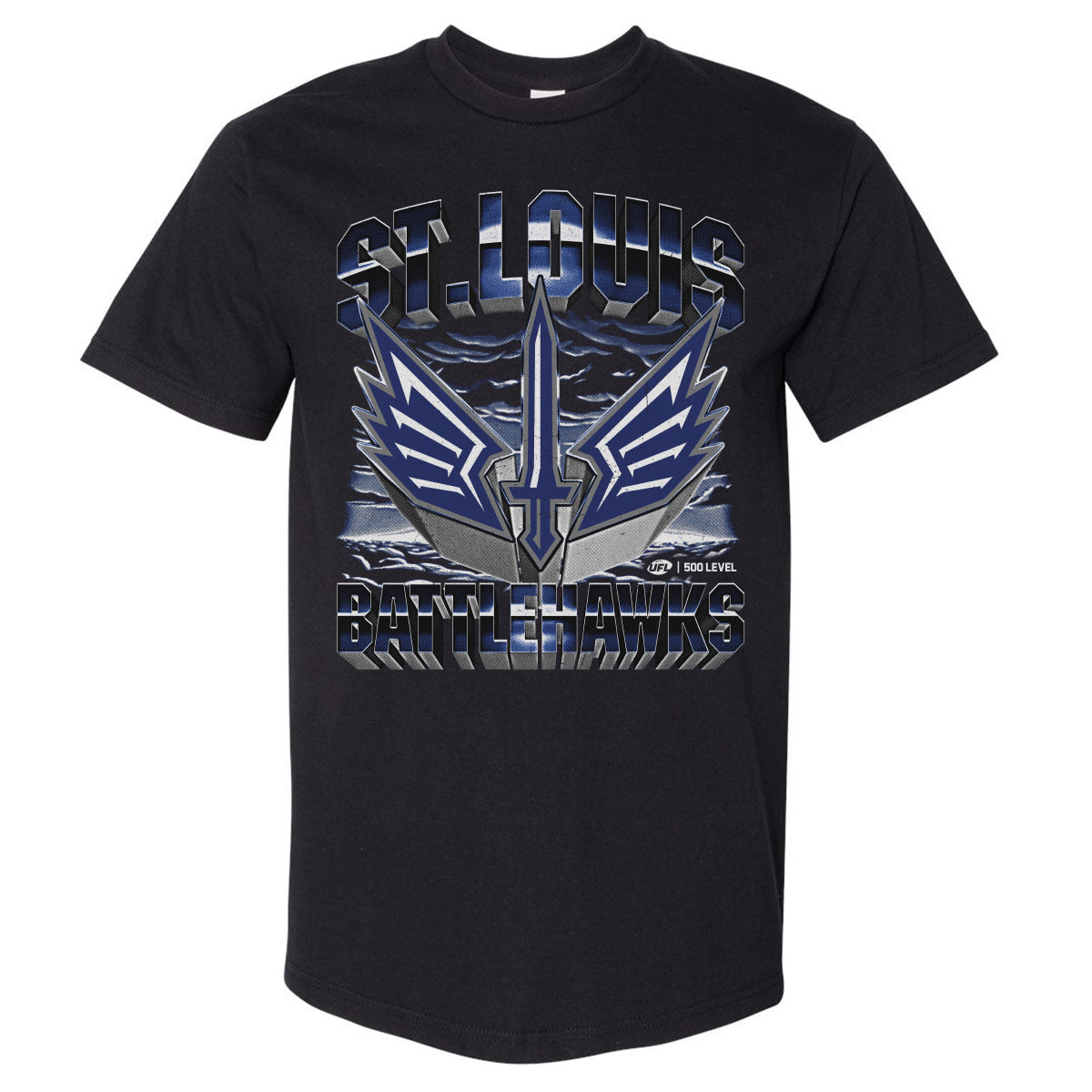 St. Louis Battlehawks Men's Heavyweight T-Shirt | 500 LEVEL