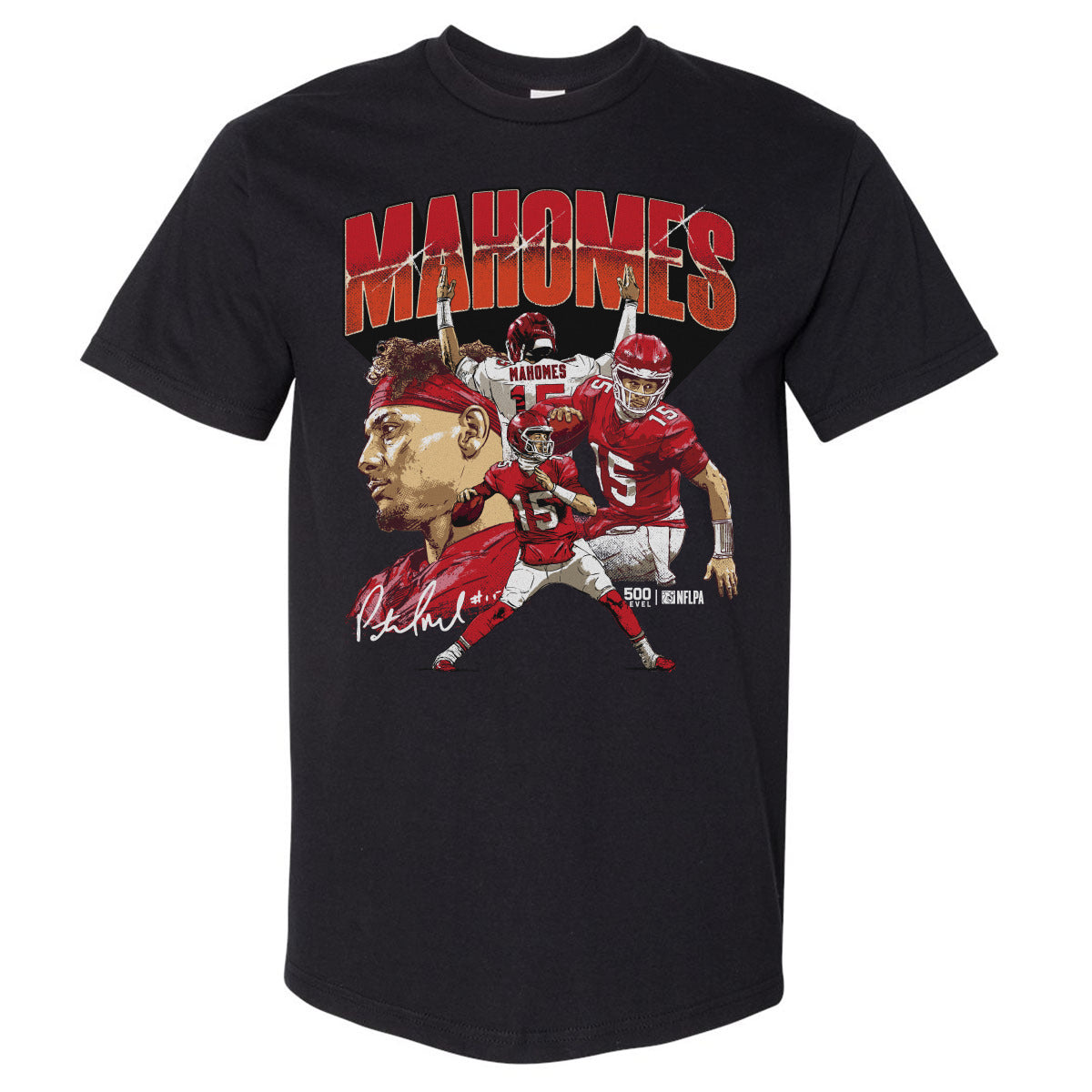 Patrick Mahomes Men's Heavyweight T-Shirt | 500 LEVEL