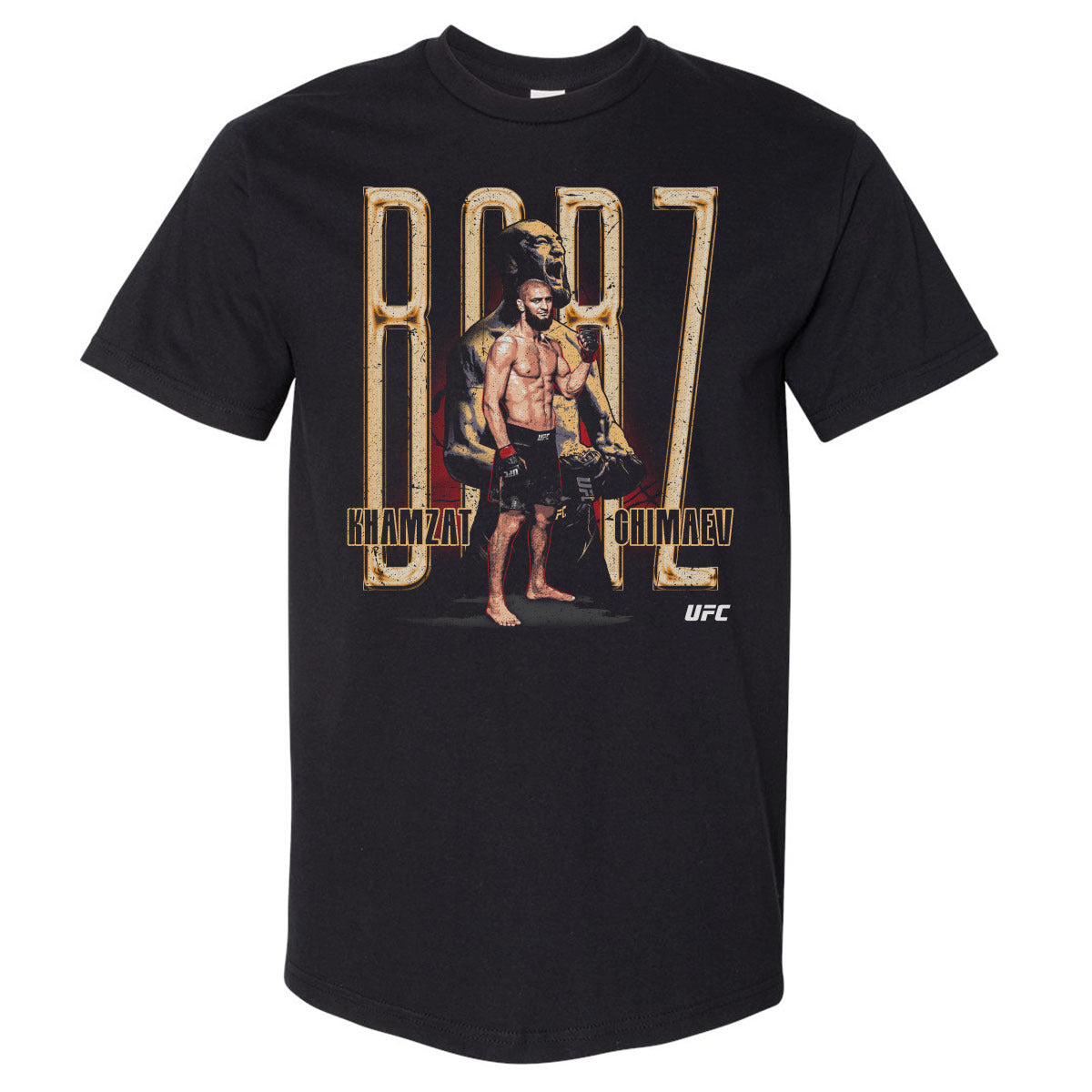 Khamzat Chimaev Men's Heavyweight T-Shirt | 500 LEVEL