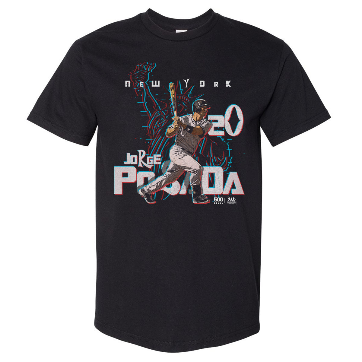 Jorge Posada Men's Heavyweight T-Shirt | 500 LEVEL