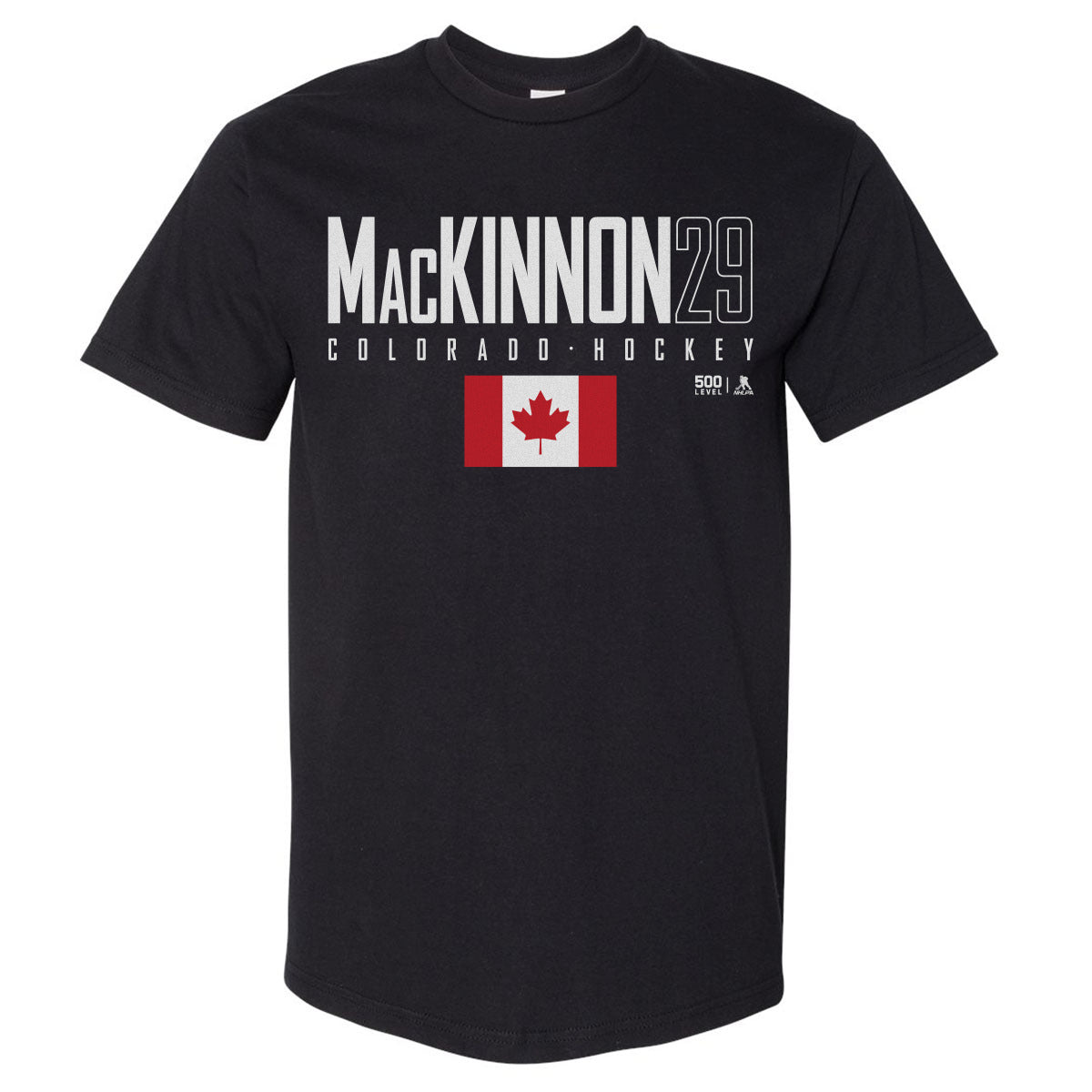 Nathan MacKinnon Men's Heavyweight T-Shirt | 500 LEVEL