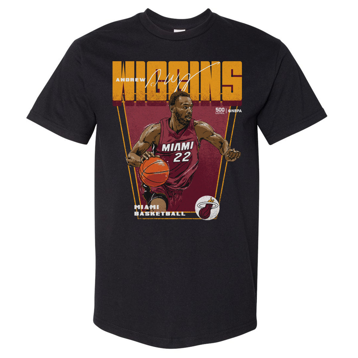 Andrew Wiggins Men's Heavyweight T-Shirt | 500 LEVEL