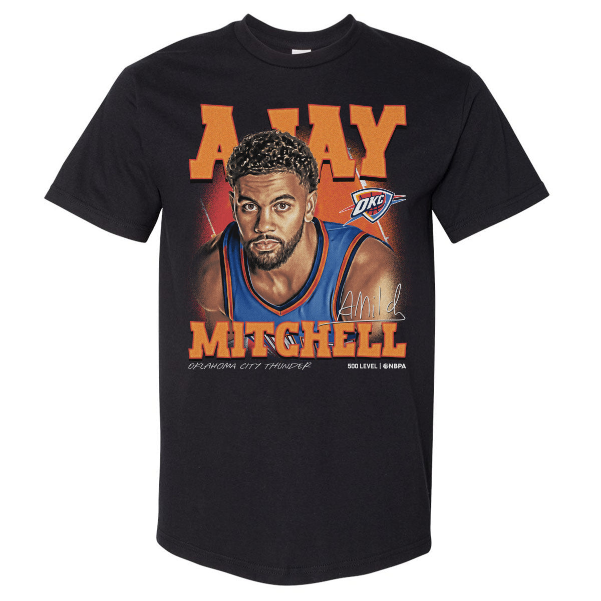 Ajay Mitchell Men's Heavyweight T-Shirt | 500 LEVEL
