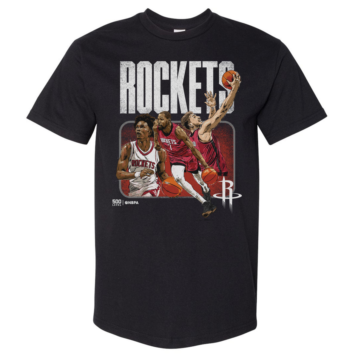 Houston Rockets Men's Heavyweight T-Shirt | 500 LEVEL
