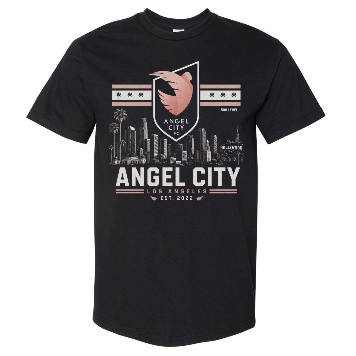 Angel City FC Men's Heavyweight T-Shirt | 500 LEVEL