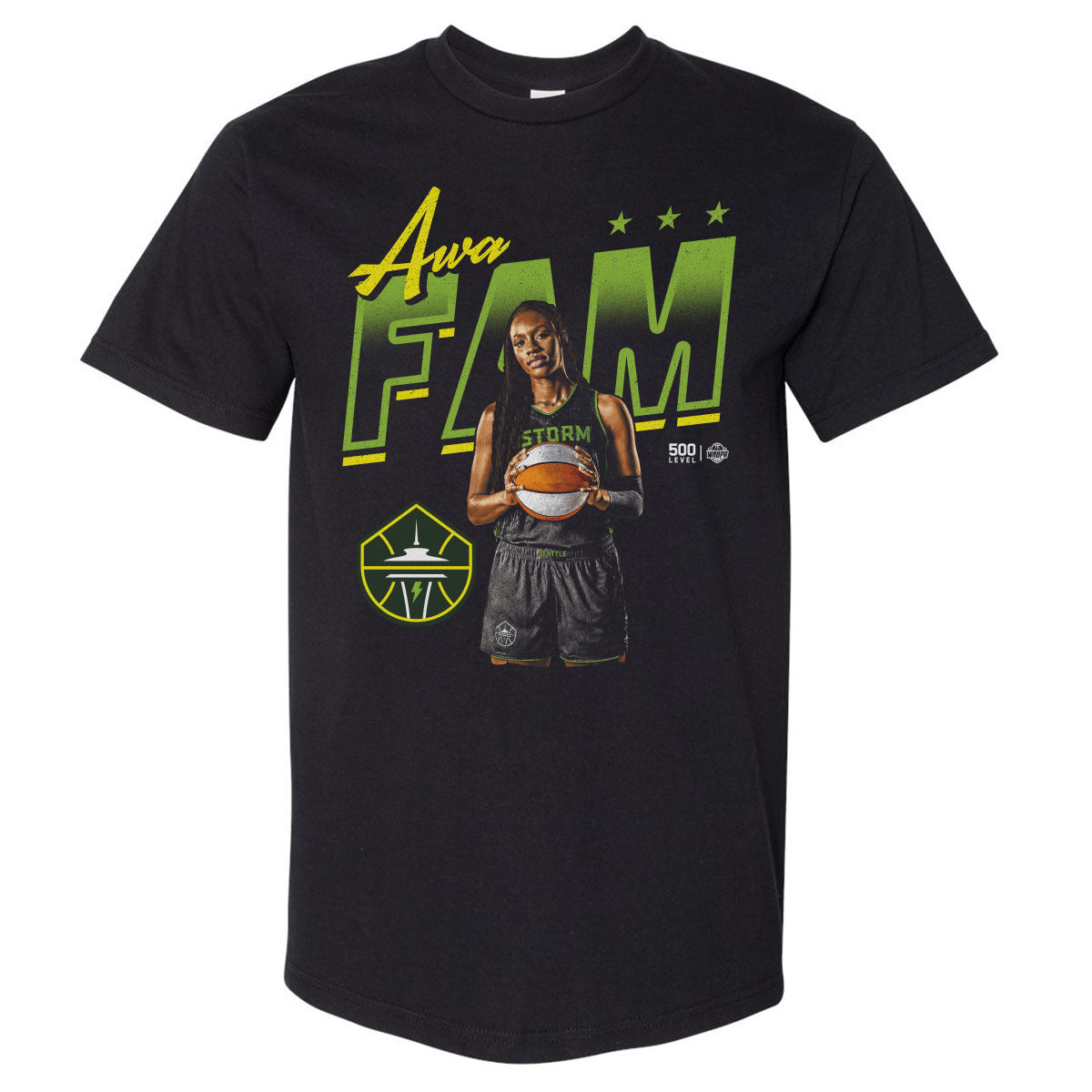 Awa Fam Men's Heavyweight T-Shirt | 500 LEVEL