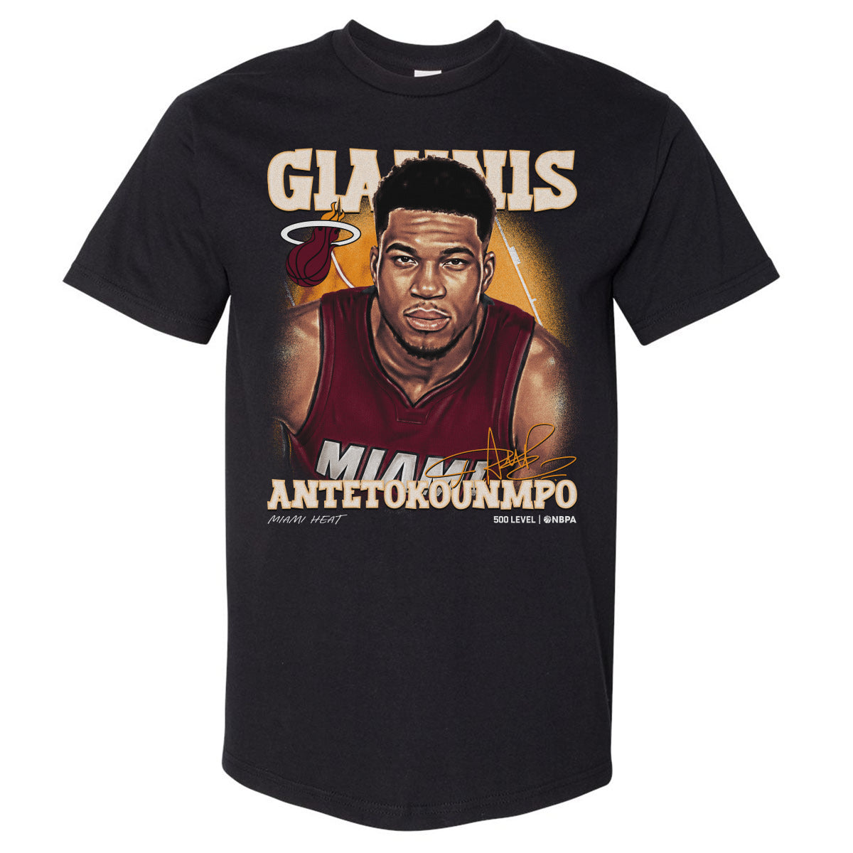 Giannis Antetokounmpo Men's Heavyweight T-Shirt | 500 LEVEL