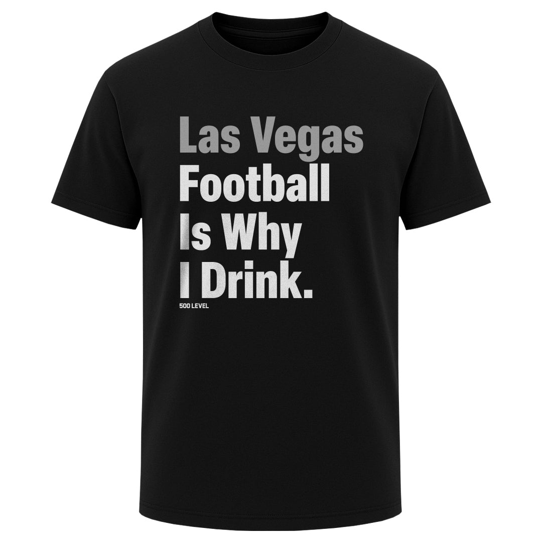 Las Vegas Football Men's Heavyweight T-Shirt | 500 LEVEL