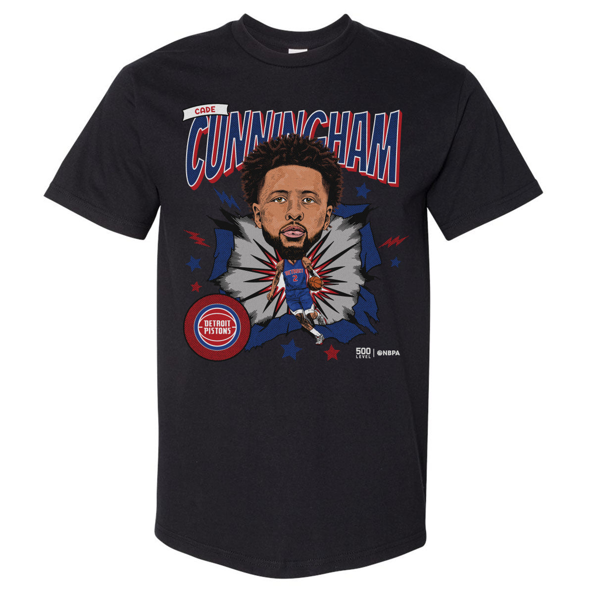 Cade Cunningham Men's Heavyweight T-Shirt | 500 LEVEL