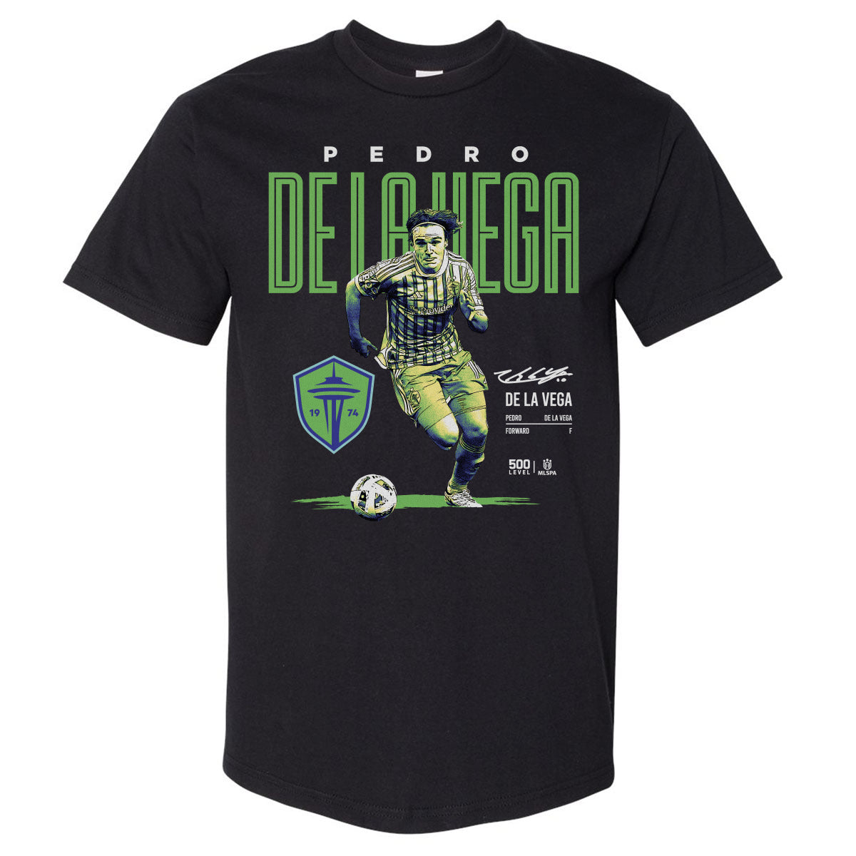 Pedro De La Vega Men's Heavyweight T-Shirt | 500 LEVEL