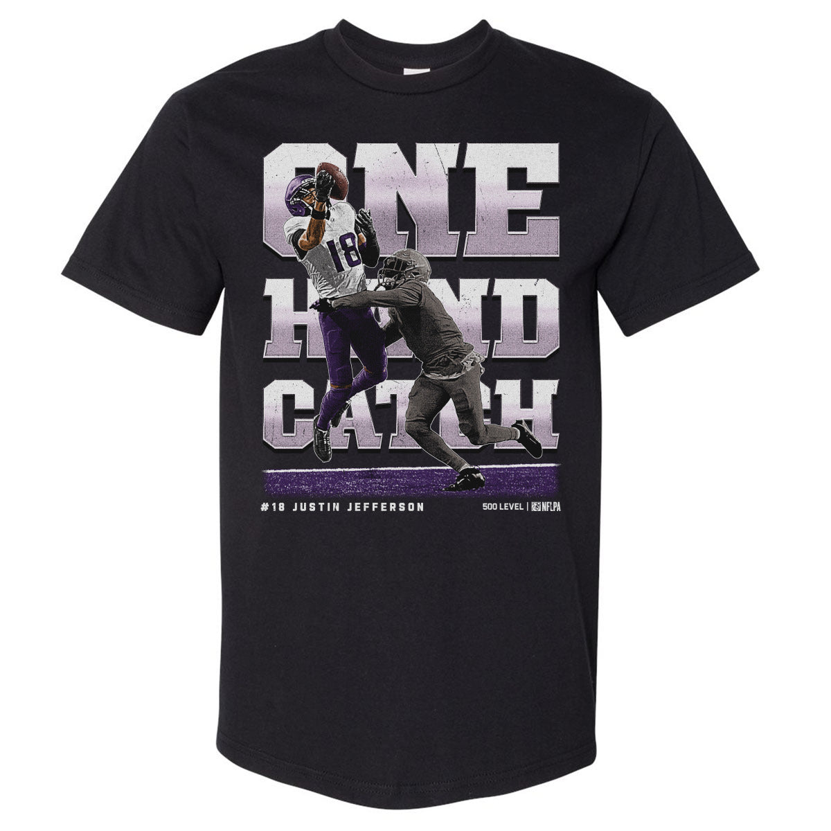 Justin Jefferson Men's Heavyweight T-Shirt | 500 LEVEL