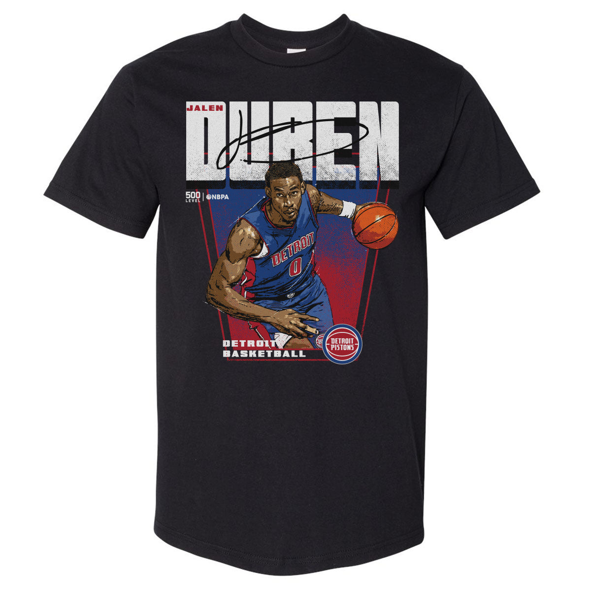 Jalen Duren Men's Heavyweight T-Shirt | 500 LEVEL