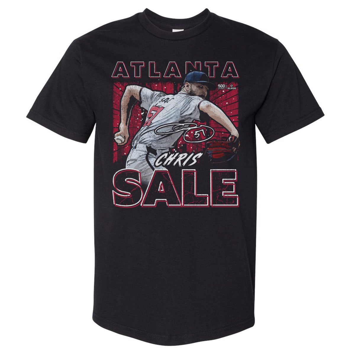 Chris Sale Men's Heavyweight T-Shirt | 500 LEVEL