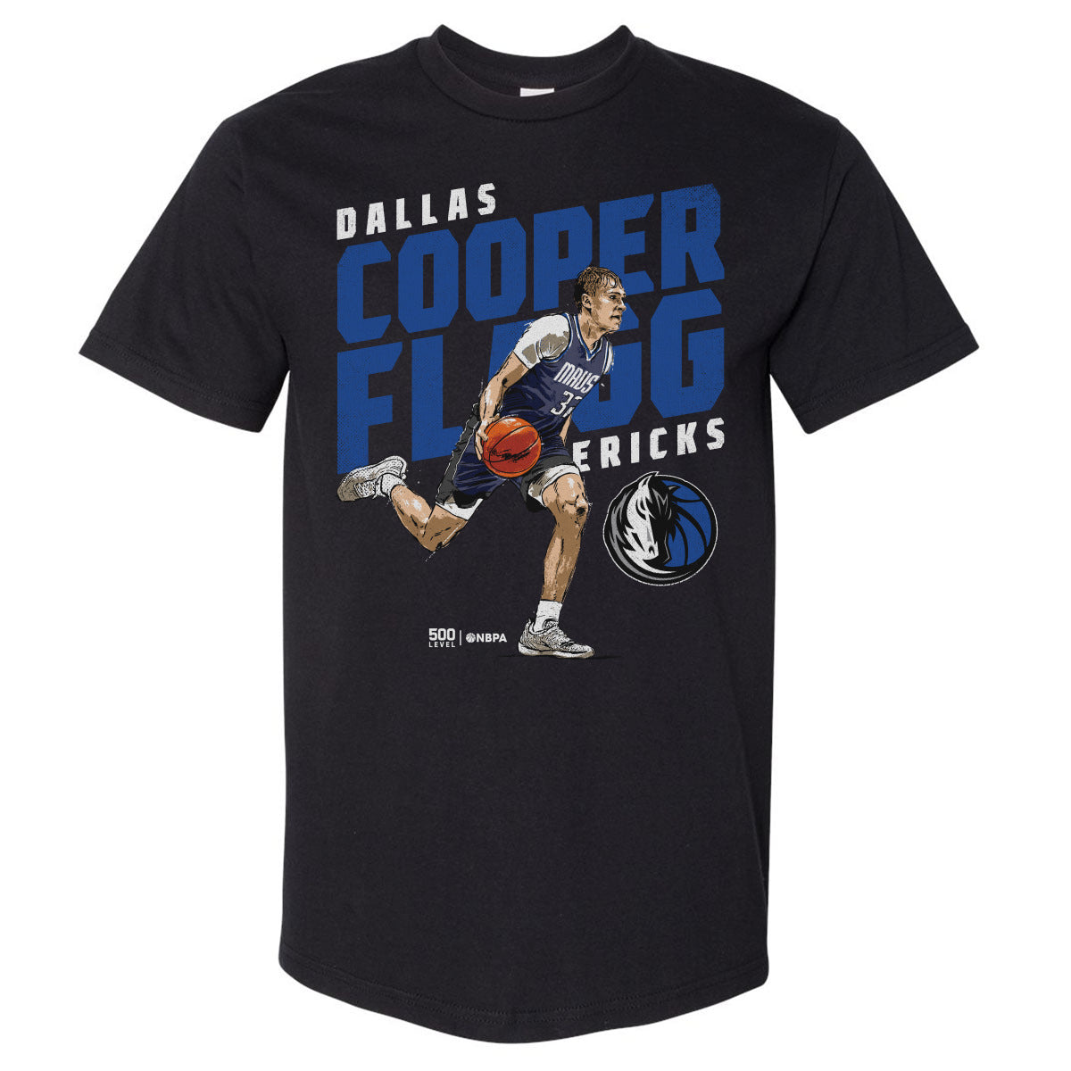 Cooper Flagg Men's Heavyweight T-Shirt | 500 LEVEL