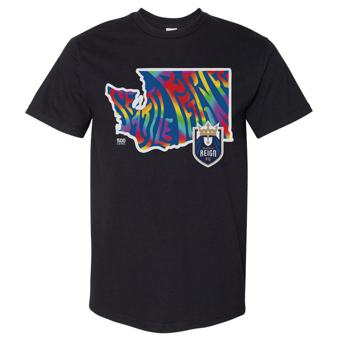 Seattle Reign FC Men's Heavyweight T-Shirt | 500 LEVEL