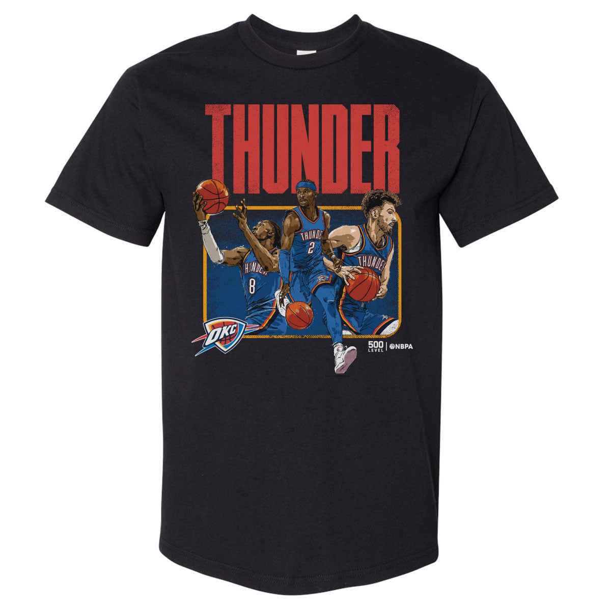 Oklahoma City Thunder Men's Heavyweight T-Shirt | 500 LEVEL
