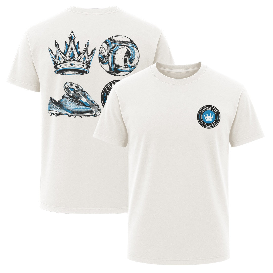 Charlotte FC Men's Heavyweight T-Shirt | 500 LEVEL