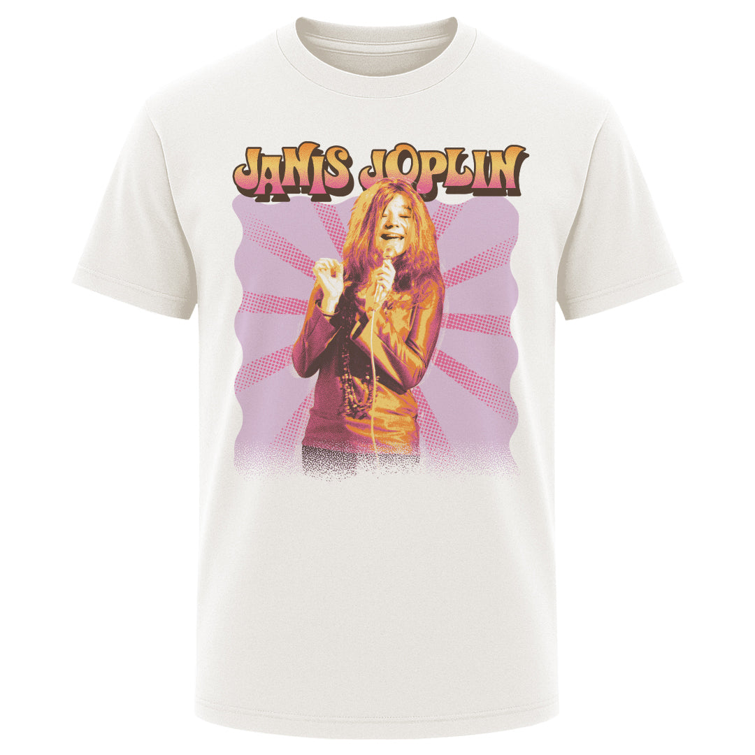 Janis Joplin Men's Heavyweight T-Shirt | 500 LEVEL