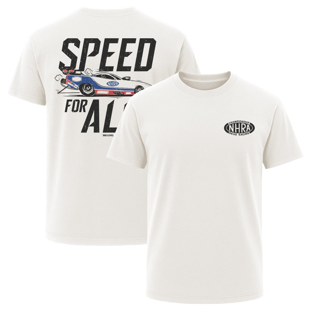 NHRA Men's Heavyweight T-Shirt | 500 LEVEL