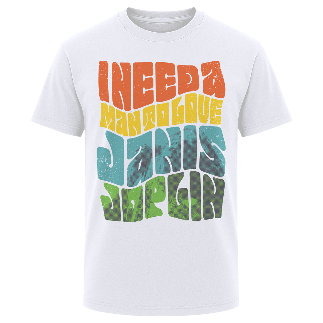 Janis Joplin Men's Heavyweight T-Shirt | 500 LEVEL