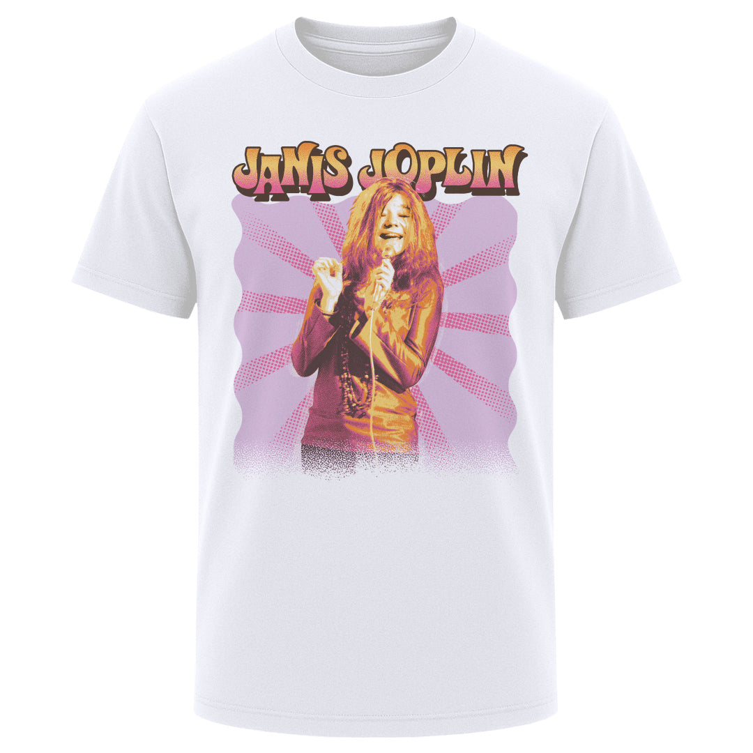 Janis Joplin Men's Heavyweight T-Shirt | 500 LEVEL