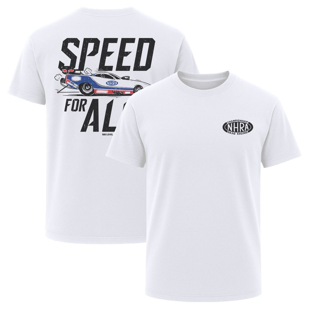 NHRA Men's Heavyweight T-Shirt | 500 LEVEL