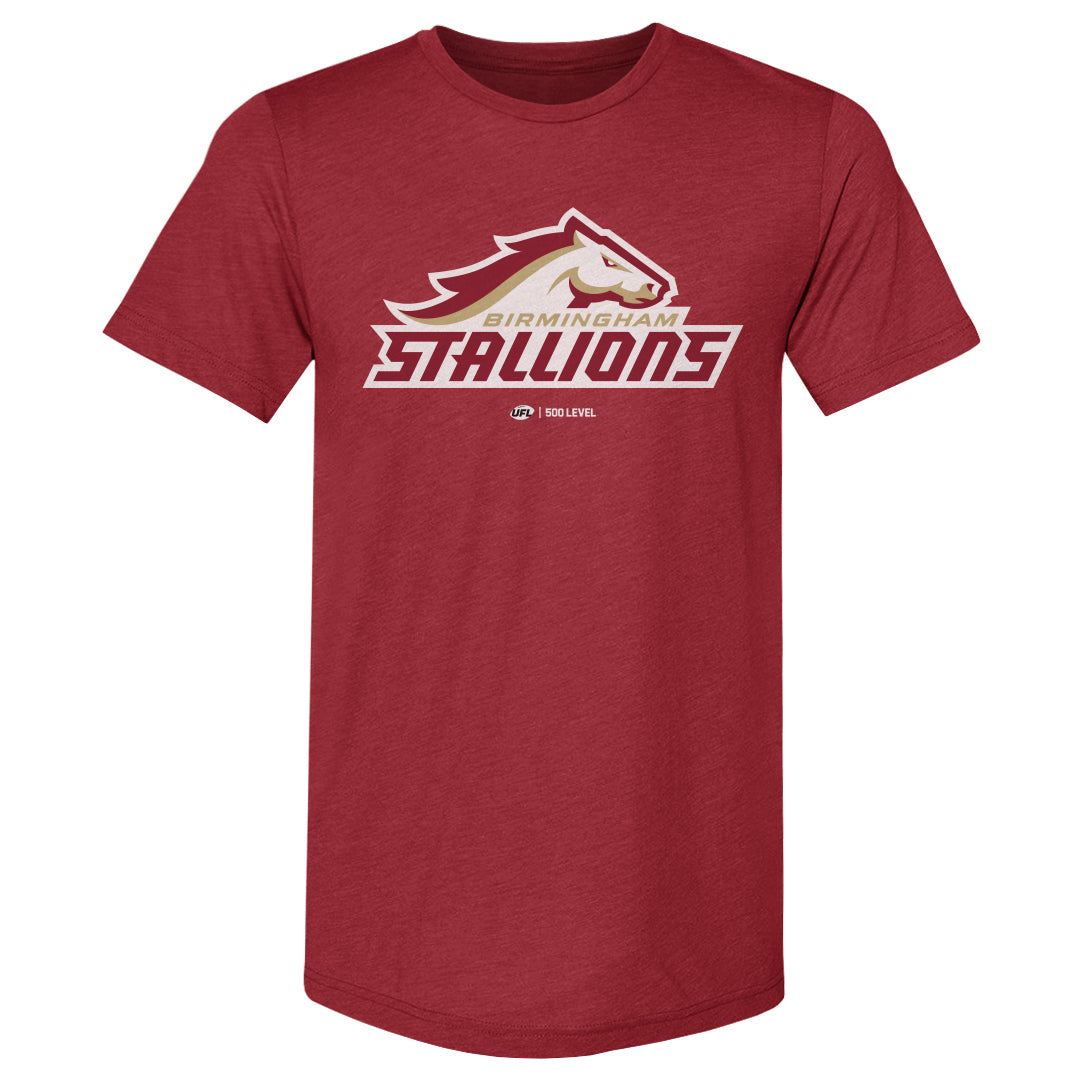 Birmingham Stallions Men's Premium T-Shirt | 500 LEVEL