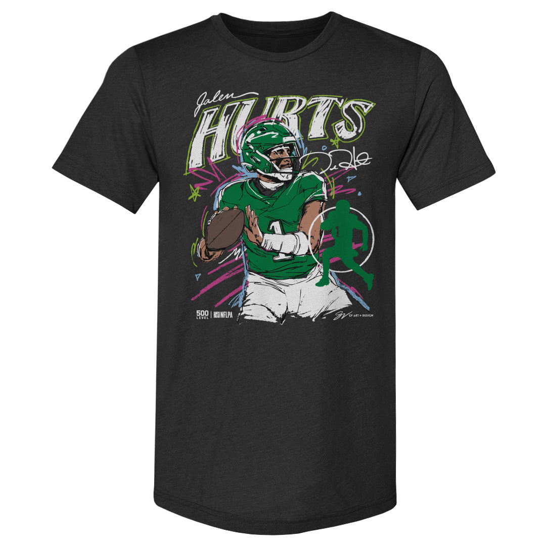 Jalen Hurts Men's Premium T-Shirt | 500 LEVEL