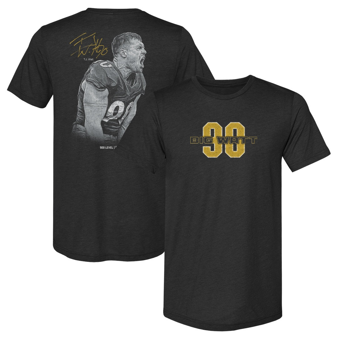 T.J. Watt Men's Premium T-Shirt | 500 LEVEL