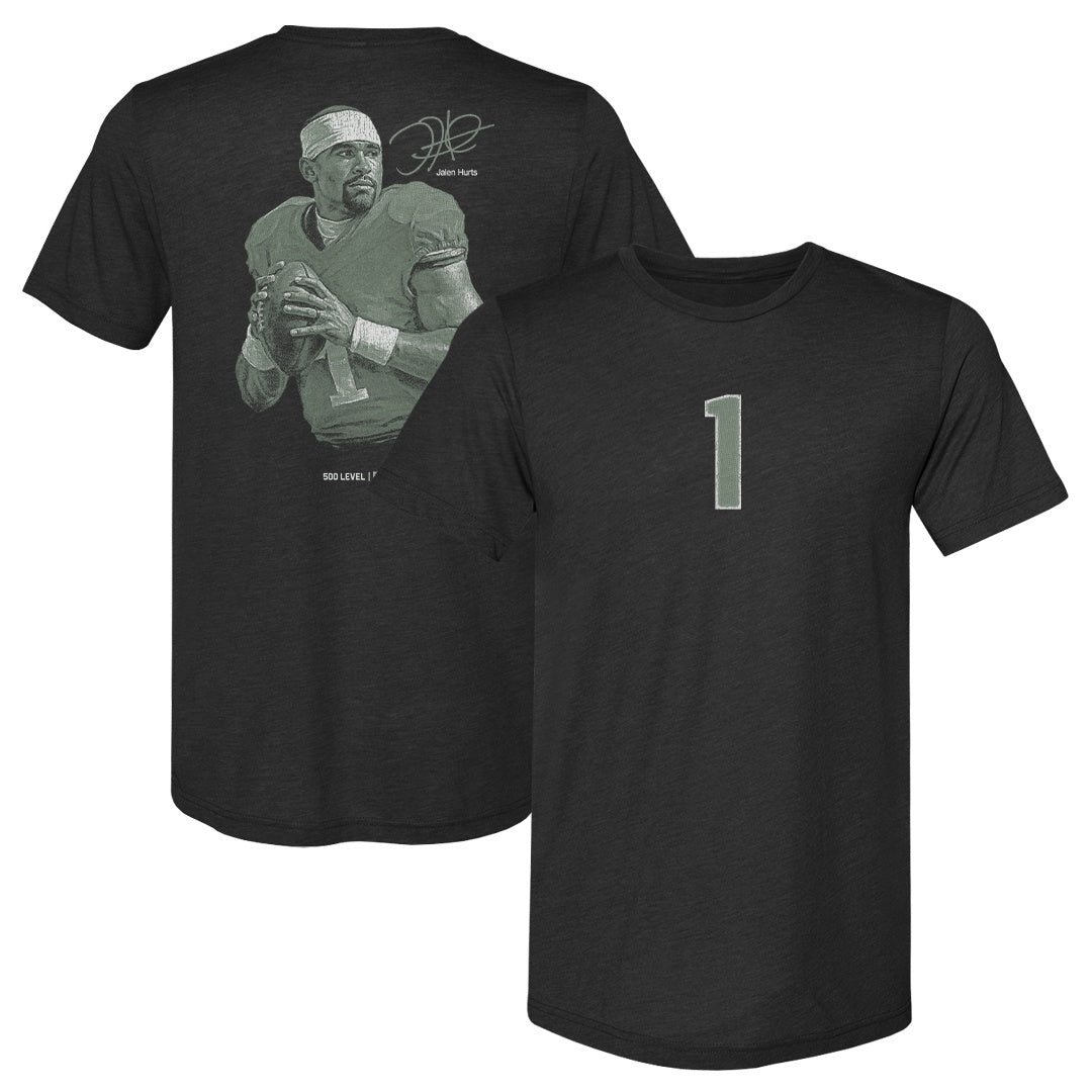 Jalen Hurts Men's Premium T-Shirt | 500 LEVEL