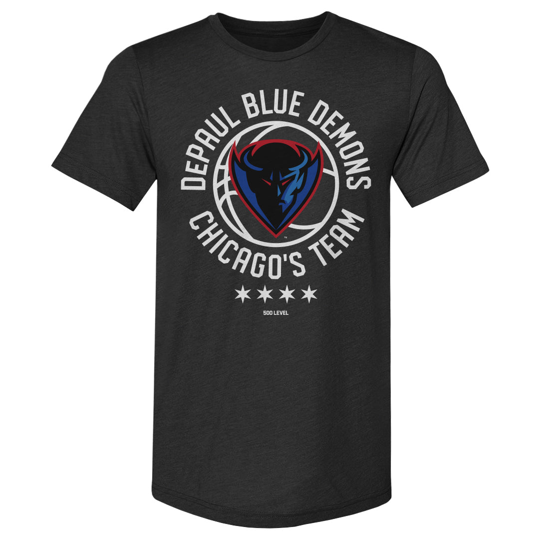 DePaul Blue Demons Men's Premium T-Shirt | 500 LEVEL