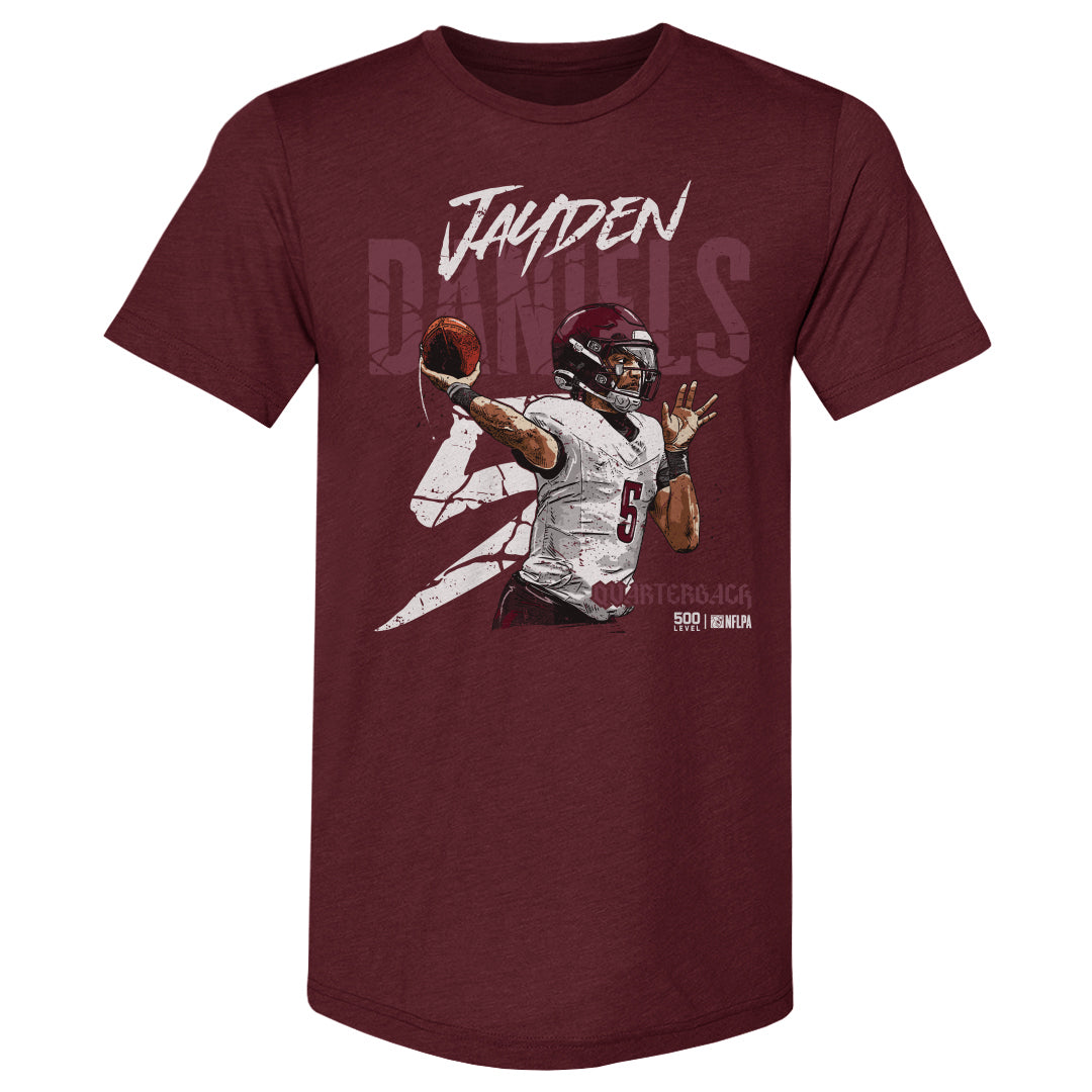 Jayden Daniels Men's Premium T-Shirt | 500 LEVEL