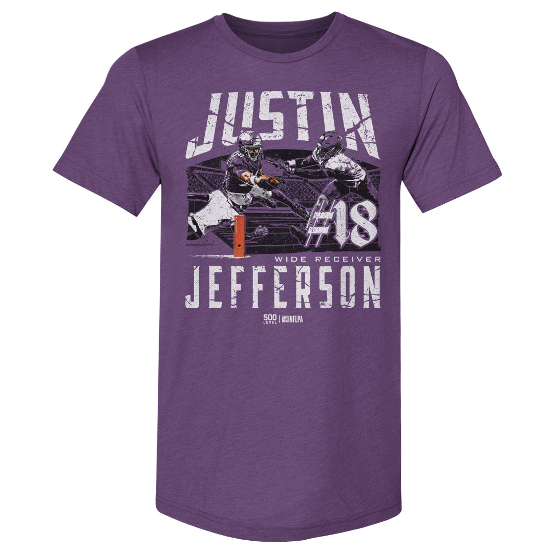 Justin Jefferson Men's Premium T-Shirt | 500 LEVEL