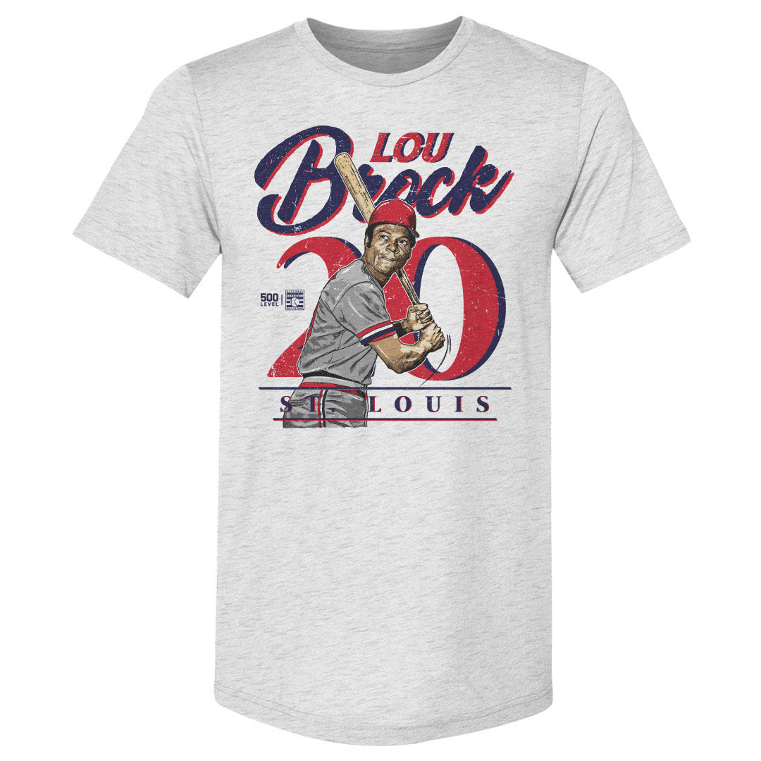 Lou Brock Men's Premium T-Shirt | 500 LEVEL