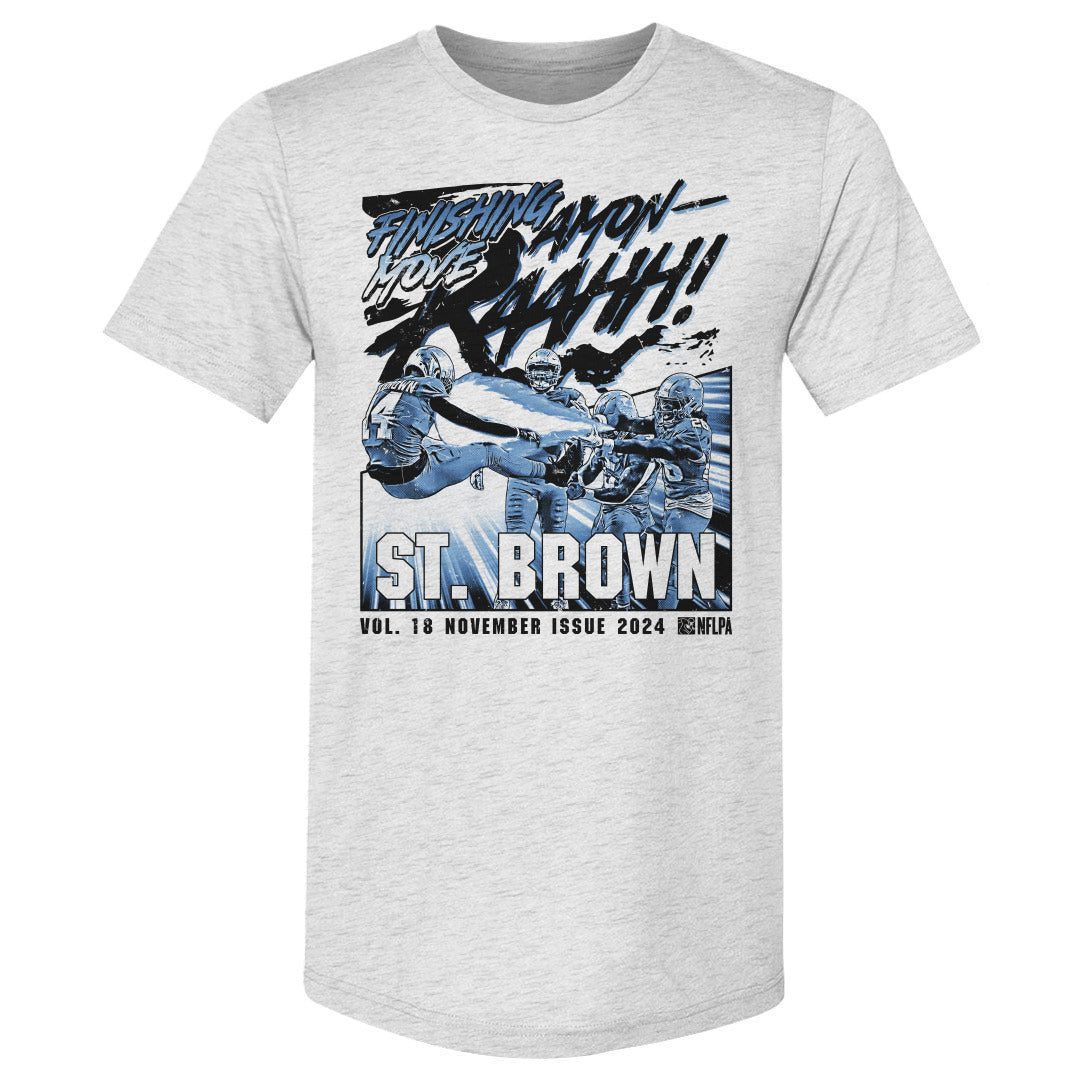 Amon-Ra St. Brown Men's Premium T-Shirt | 500 LEVEL