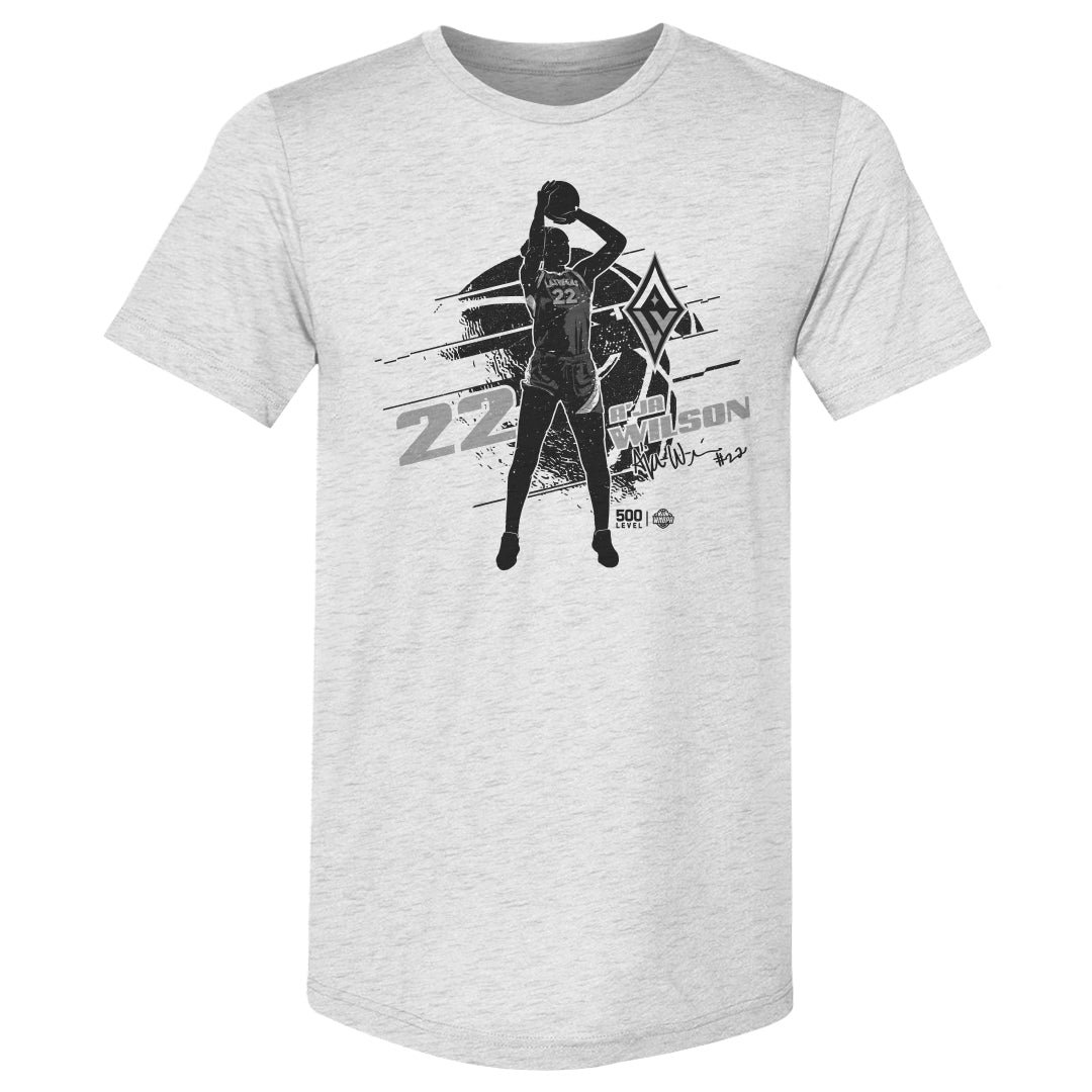 A'ja Wilson Men's Premium T-Shirt | 500 LEVEL