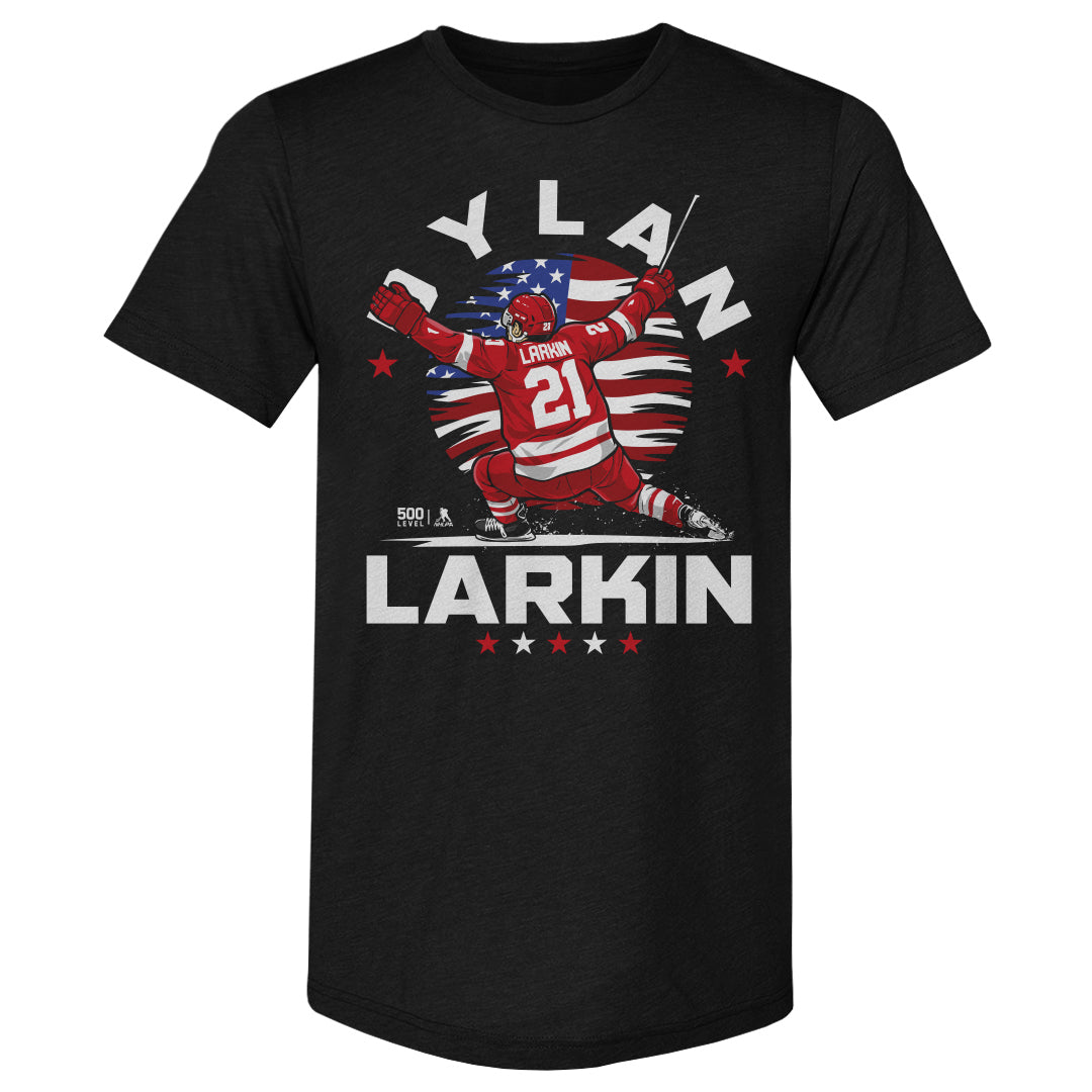 Dylan Larkin Men's Premium T-Shirt | 500 LEVEL