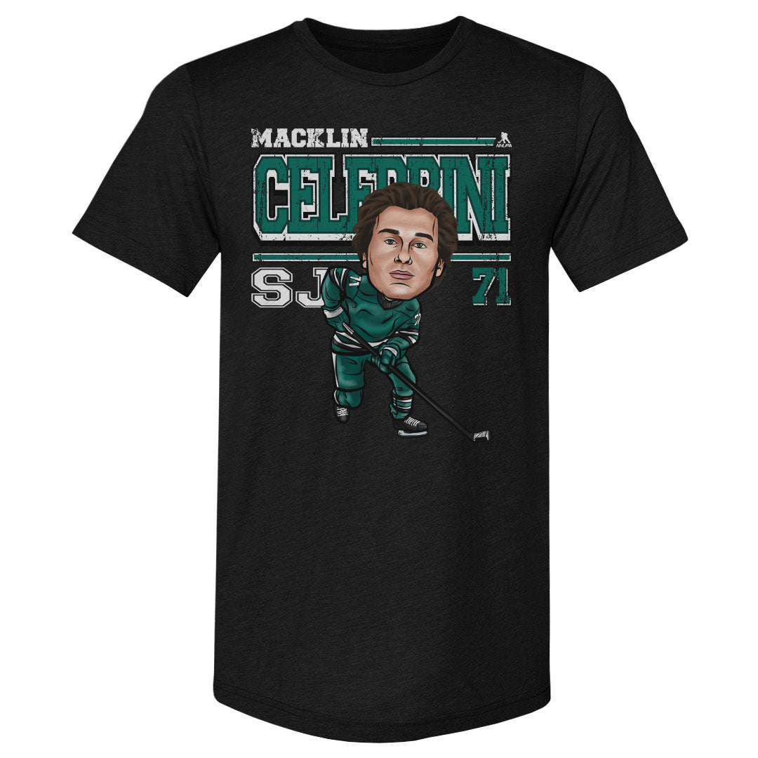 Macklin Celebrini Men's Premium T-Shirt | 500 LEVEL