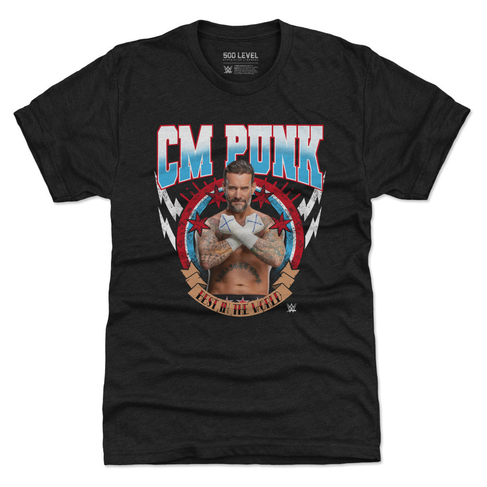 CM Punk Men's Premium T-Shirt | 500 LEVEL